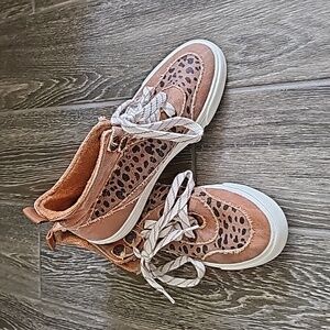 Blowfish high tops distressed fabric sneakers. Worn a few times